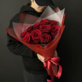 Красная роза 40 см