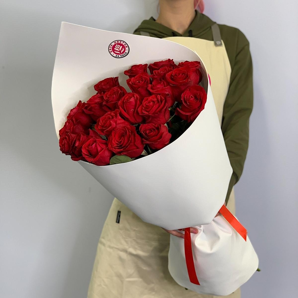 Красная роза 40 см