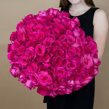 Розовая роза 40 см (Эквадор)